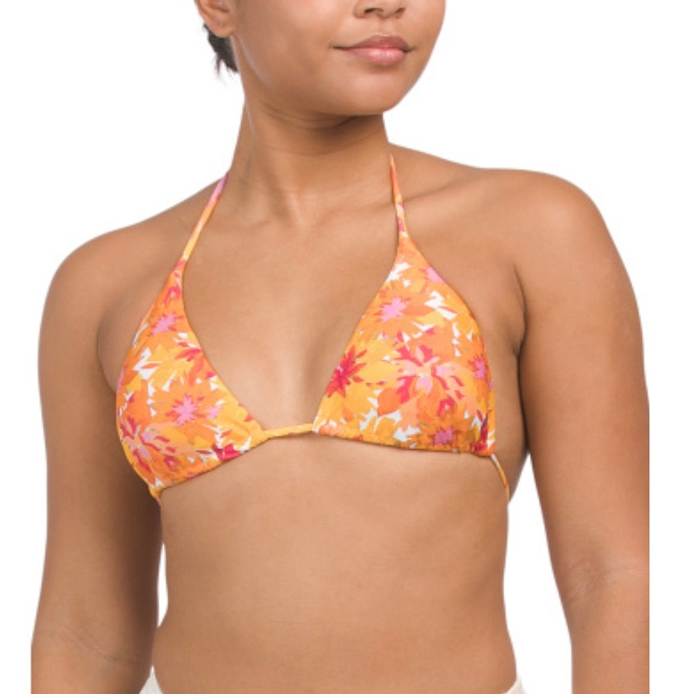 NWT VIX Bikini SET TOP & BOTTOMS Lowanna Sunset- Orange Multi sz M, D, xl